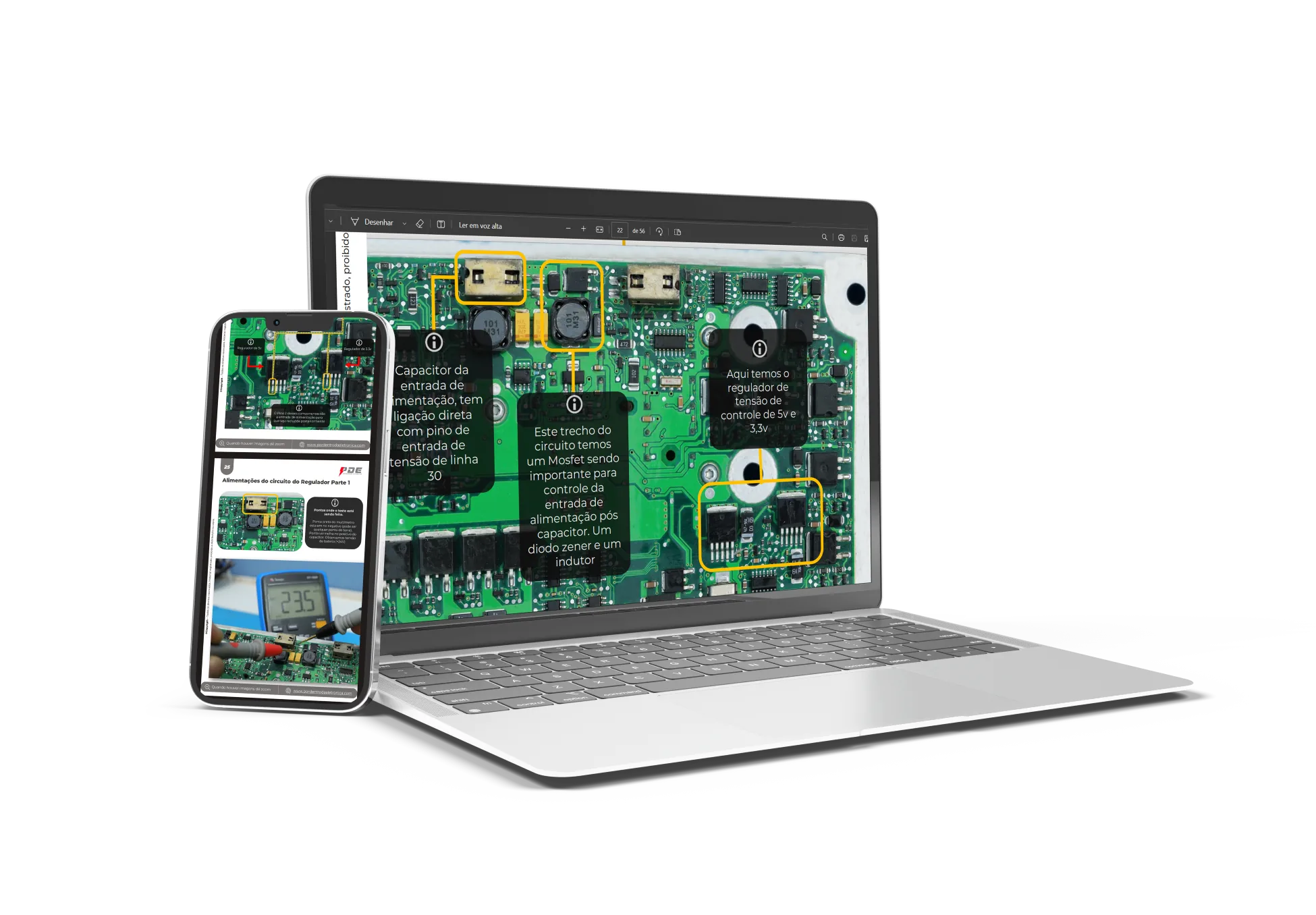 E-book no notebook
